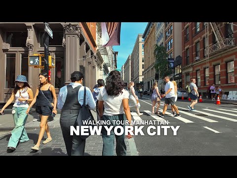 New York Manhattan Summer Walk, Lafayette Street, Broadway, Union Square, 5th Avenue, 23rd Street