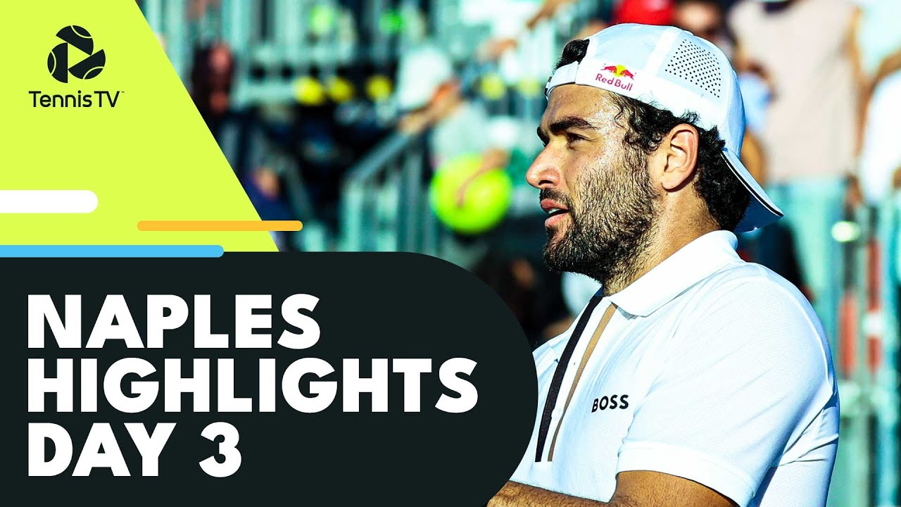 Berrettini, Musetti, & Fognini All In Action | Naples 2022 Day 3 Highlights￼