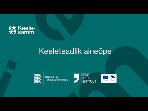 Keeleteadlik aineõpe