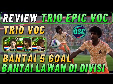 GA RUGI TOP UP 2 JUTA DEMI TRIO VOC !! BANTAI LAWAN 5 GOAL DI DIVISI REVIEW GULLIT & VAN BASTEN