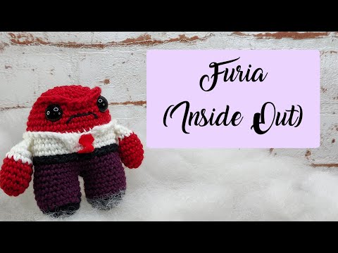 PATRÓN FURIA  (ESP/ENG SUBS) #crochet #amigurumi #insideout2