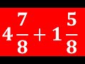 Adding and Simplifying Fractions