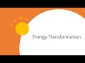 Energy Transformations and Types