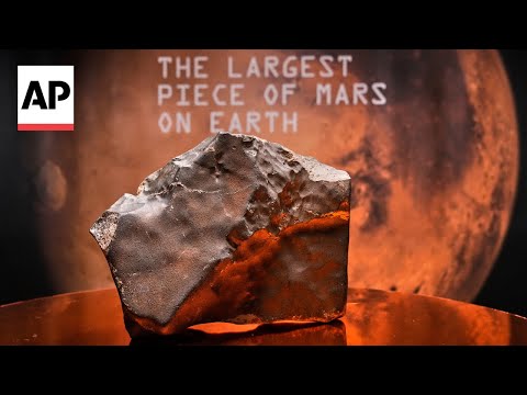 YouTube video thumbnail: Largest Piece of Mars on Earth Sold for $4.3 Million at NY Auction