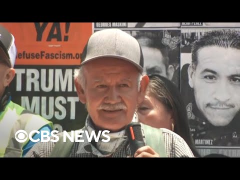 YouTube video thumbnail: California Farmworkers on Strike Amid Aggressive ICE Raids