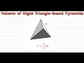 Pyramid Volume and Properties