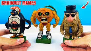 Making MATTEO 🎩 Sigma Boy 🐧 Udin Din Din Dun | italian Brainrot memes with Clay