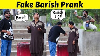 Fake Rain Prank in Public 😂 || Funniest Reactions || by Iqbal Malik & Sharik Shah on @sharikshah