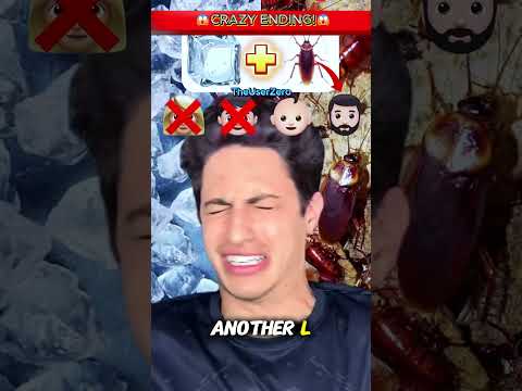 Last One to Spit Out the Cockroach Winsโฆ They Regret This! ๐ฑ #shorts #magic