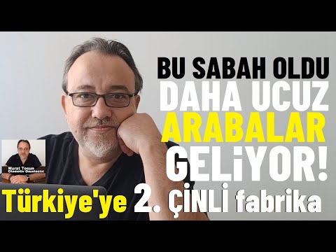 Bu sabah oldu! Daha ucuz 0 km otomobil gerçek oluyor! Herkese hayırlı olsun! #Chery #BYD #fabrika