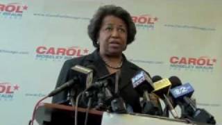 Carol Moseley Braun - Parking Meter Press Conference