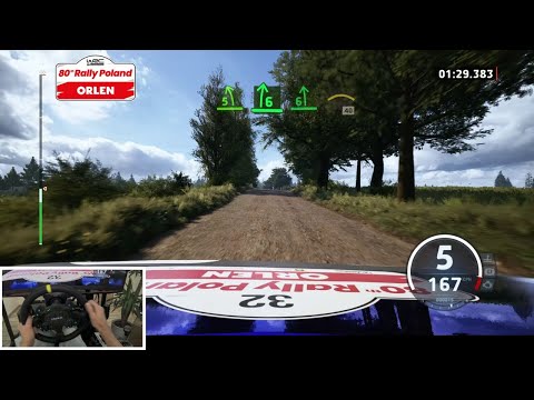 Flying Through WRC '24 Expansion Rally Poland 'Mikolajki' #wrc #gameplay