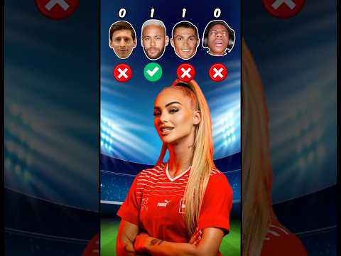 Football Girls Ranks Footballers 😱 Ronaldo vs Messi vs Neymar vs iShowSpeed