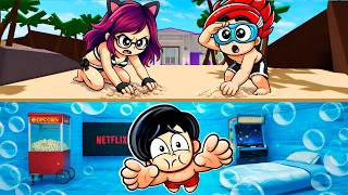 CONSTRUÍ UN BUNKER BAJO EL AGUA IMPOSIBLE DE ENCONTRAR en ROBLOX | Karim Juega