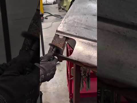 Car door rust repair (patch and filler without putty#MechanicLife#CarMechanic.#Engineering