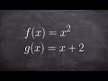 Operations and Functions in Algebra