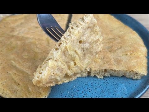 Pan de avena en la sartén. Una gran opción para el desayuno.