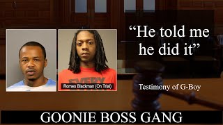 G-boy testifies about bodies that Romeo O-Dogg Blackman confessed to him