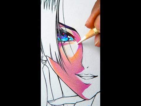 【イラストメイキング】SKIN COLORING \ PENCIL SKETCH