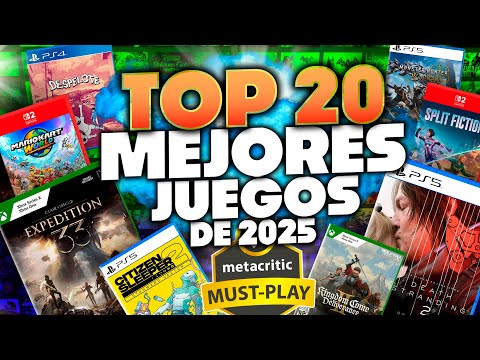 Top 20 Mejores Juegos de 2025 según Metacritic 🔥 PS4, PS5, Xbox, Switch 2 y PC