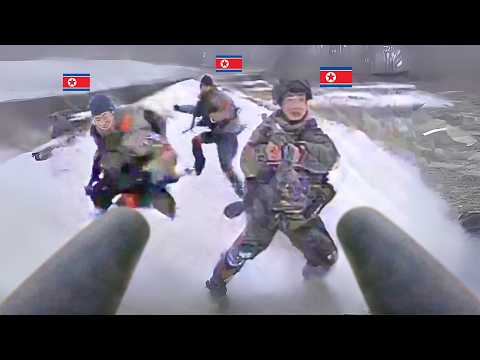 Ukrainian kamikaze drones mercilessly blow up the newly arrived North Korean soldiers one by one
