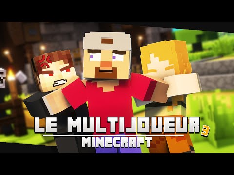 Minecraft - Le multijoueur [Animation Compilation]