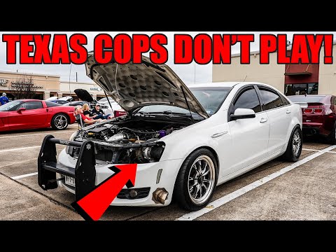 COPS AREN'T PLAYING LOL: 1000HP Turbo Cop Car SENDS IT Leaving Car Meet! (+MORE EPIC SENDS!)