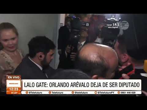 Aceptan renuncia de Orlando Arévalo por unanimidad