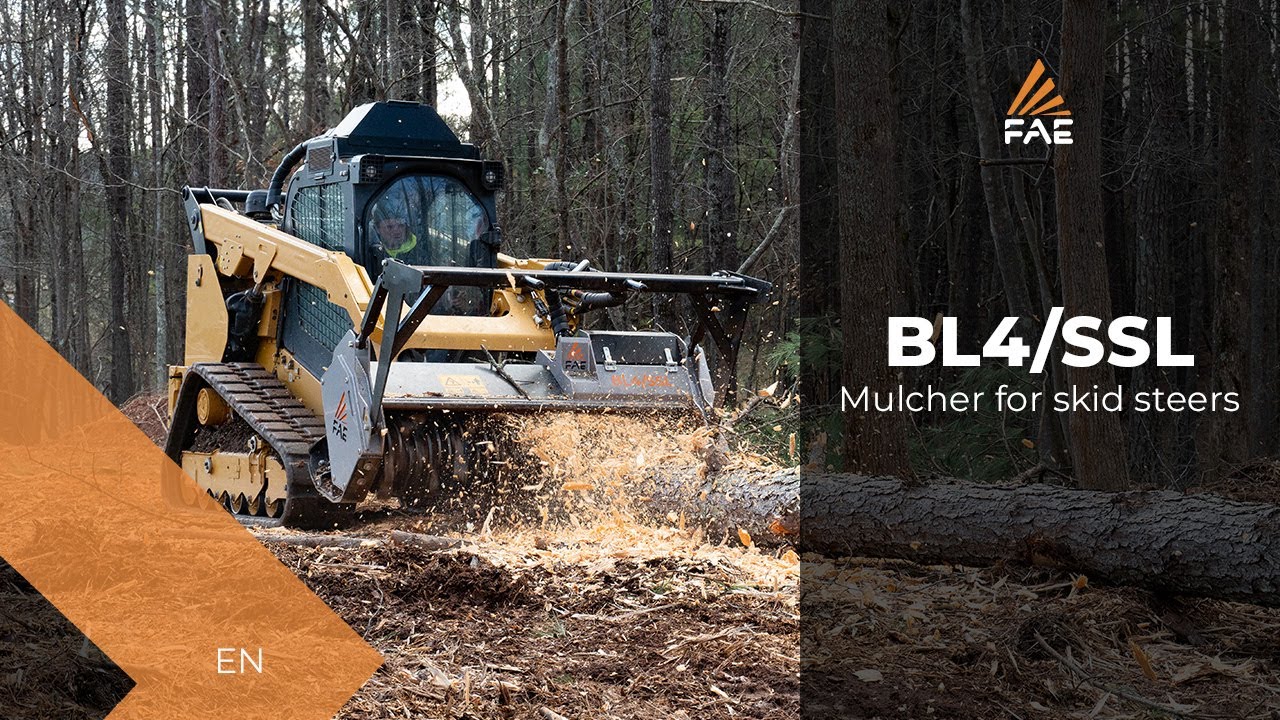 Video - The new FAE BL4/SSL Forestry Mulcher For Skid Steers Redefines All Productivity Standards