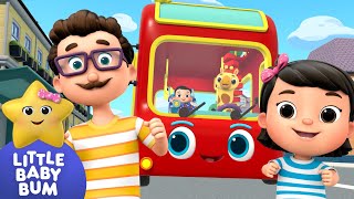 Wheels On The Bus 🎶 Multi Language Nursery Rhymes and Kids Songs | Little Baby Bum