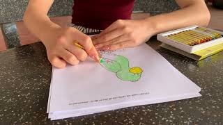 Coloring a simple picture at home p475 | Have a nice day