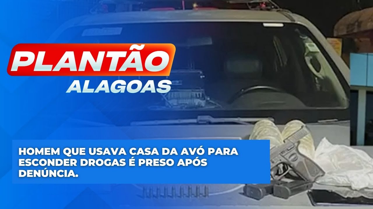 Homem que usava casa da av&oacute; para esconder drogas &eacute; preso ap&oacute;s den&uacute;ncia