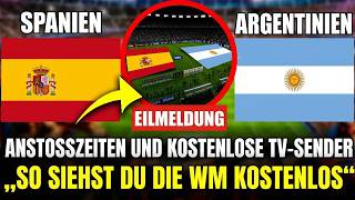 Spanien vs. Argentinien LIVE – Finale der WM 2026: Wo du das Spiel sehen kannst, Anstoßzeit & Sender