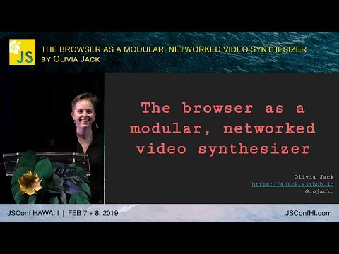 The Browser as a Modular, Networked Video Synthesizer