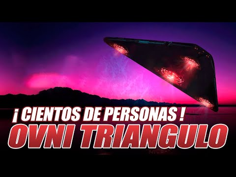 CIENTOS DE PERSONAS PRESENCIARON EL OVNI TRIANGULO ALIEN | Archivos de Divulgación