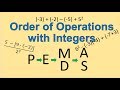 PEMDAS Practice with Integers