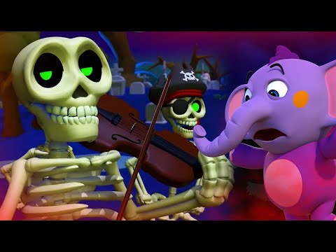 Skeletons Went Out One Night | Spooky Scary Night | Nursery Rhyme Street