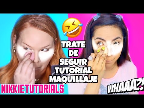 TRATE DE SEGUIR UN TUTORIAL DE MAQUILLAJE DE NIKKIE TUTORIALS Y ESTO FUE LO Q PASO♥BeautybyNena