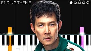 Squid Game Season 3 - Ending Theme | EASY Piano Tutorial