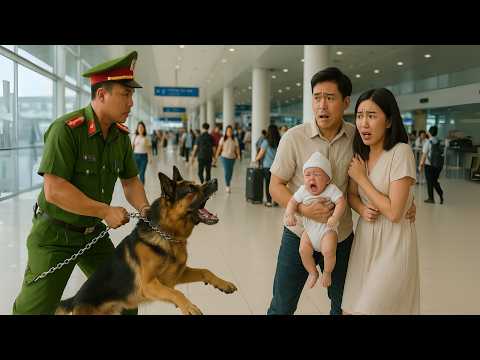 Báo Động Toàn Sân Bay Vì CHÓ NGHIỆP VỤ Sủa Dữ Dội Vào Đứa Bé Sơ Sinh - Cảnh Sát Lập Tức Bao Vây