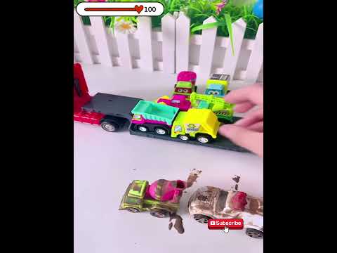 Những chiếc Xe chơi bẩn bùn về nhà  #automobile #funny #toys
