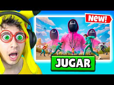 EL JUEGO del CALAMAR en FORTNITE 💀😈!! (Actualización Secreta 🤑)