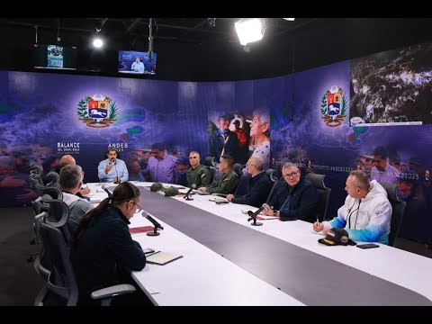 Maduro dirige programa especial por lluvias en Mérida, Trujillo, Barinas, Portuguesa y otros estados