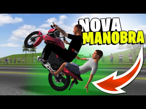 NOVA MANOBRA com GARUPA e ESCAPES NOVOS no MOTO WHEELIE 3D