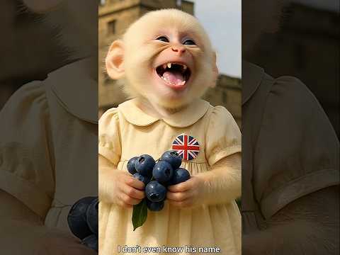monkey eating fruit.