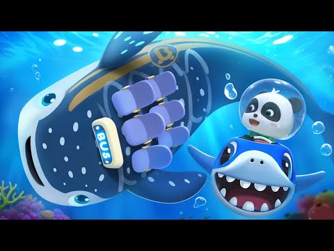 Wheels on the Bus (Baby Shark Car) | Playtime | Nursery Rhymes & Kids Songs | BabyBus - Cars World