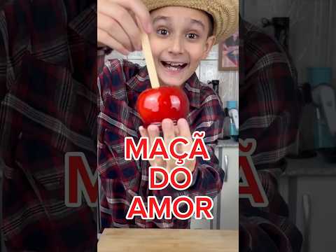 RECEITA DE MAÇÃ DO AMOR!🤠🍎❤️#chef #food #shorts