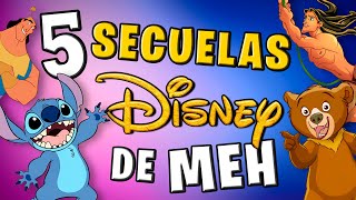 5 secuelas DISNEY de MEH 💩