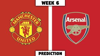 ✅️ MANCHESTER UNITED v ARSENAL - Prediction (Sun, 4 September 2022)