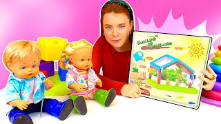 🌱 Gartenabenteuer mit Nenuco! Irene und die Zwillinge bauen ein Gewächshaus!